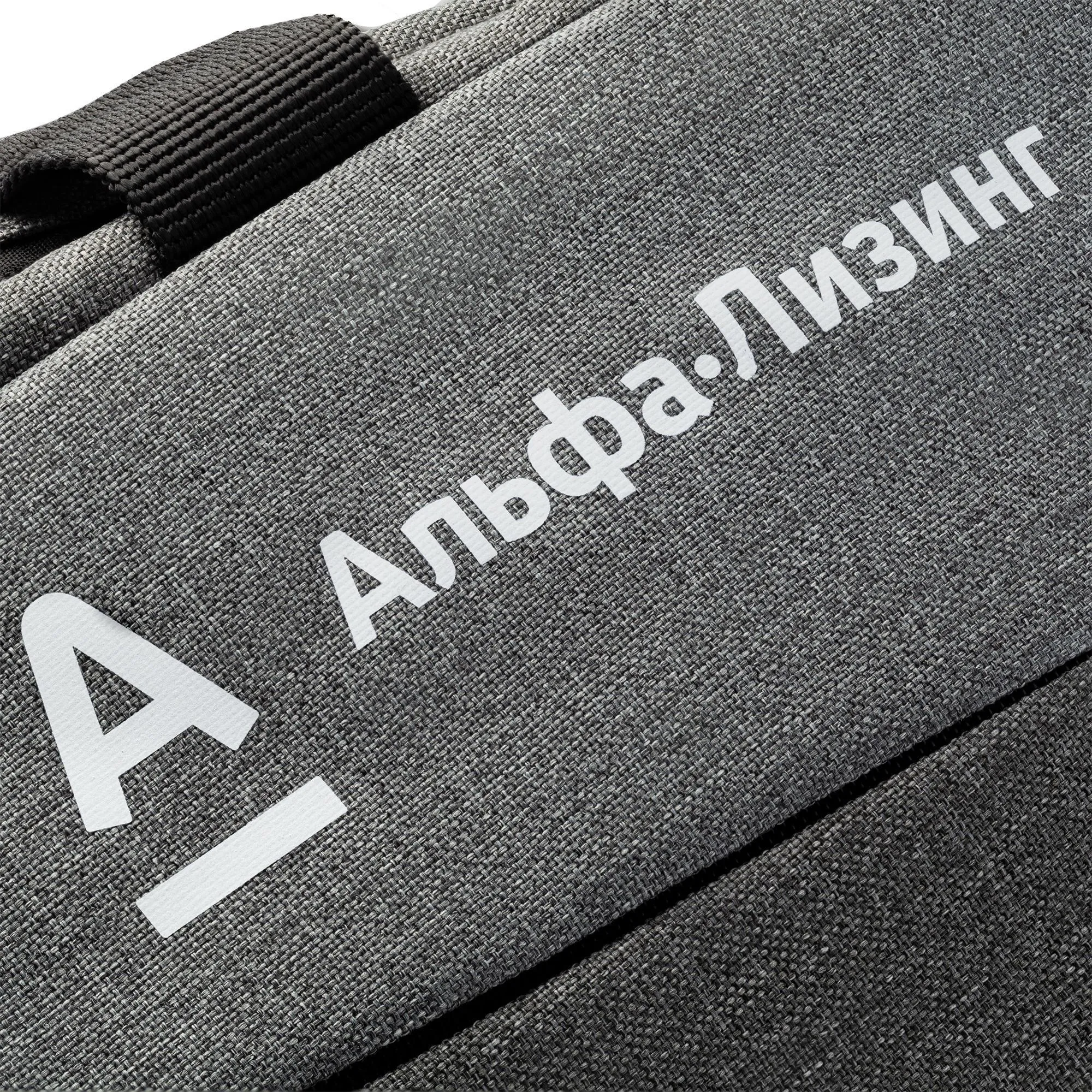 Сумка для ноутбука The First, серая