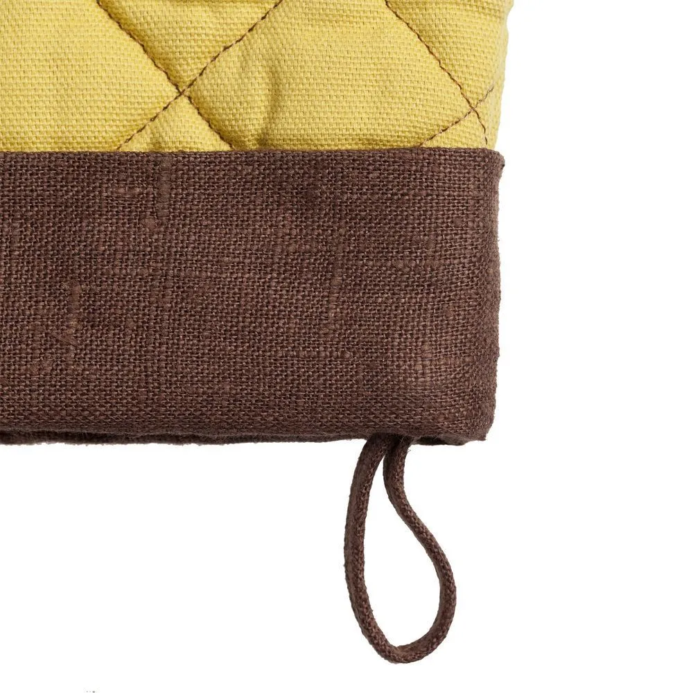 Домашний текстиль с печатью логотипа. Прихватка-рукавица Keep Palms по цене 456 ₽ руб. (артикул 11173.80) Прихватка-рукавица Keep Palms, горчичная