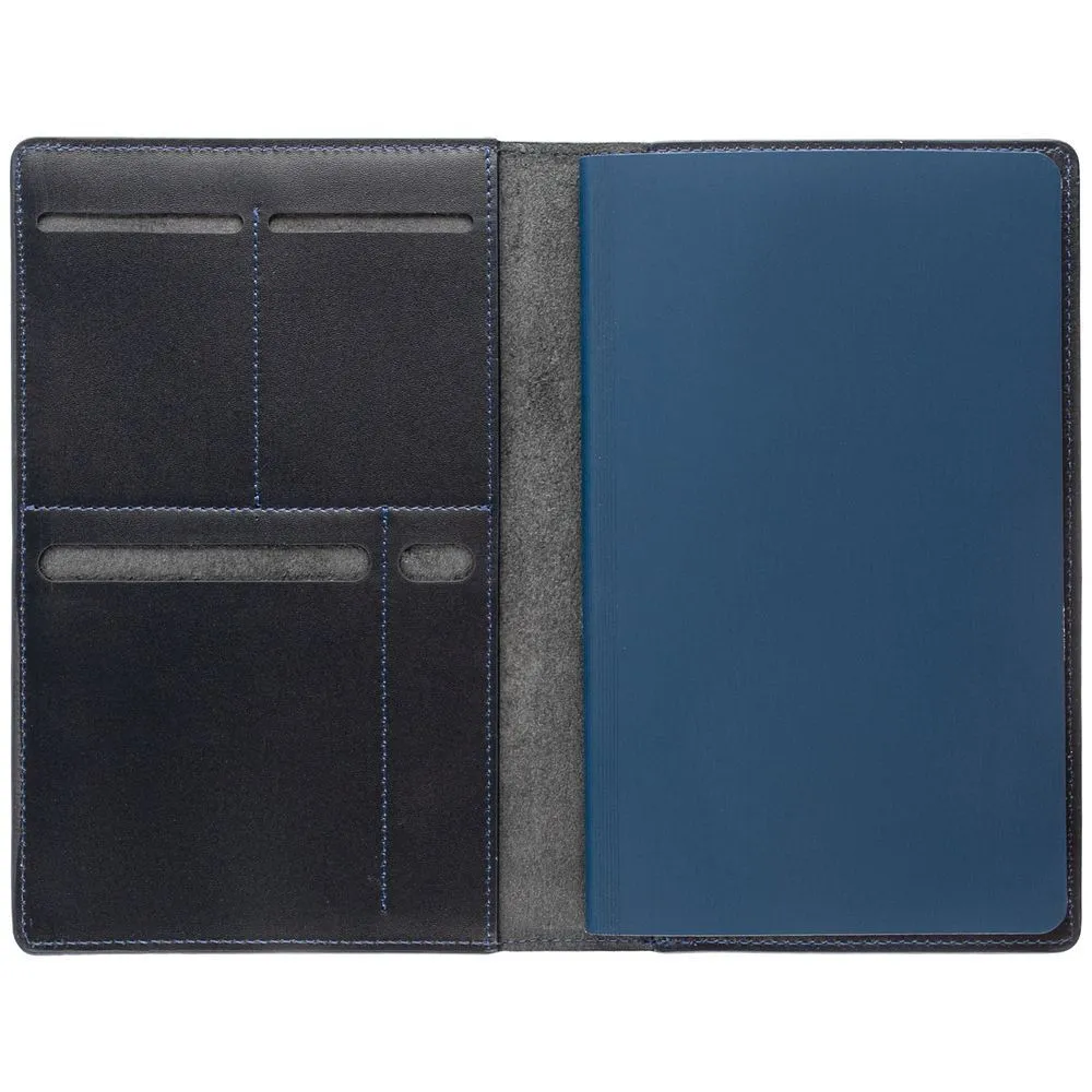 Ежедневники с логотипом с печатью логотипа. Еженедельник-портфолио Remini, недатированный по цене 5 543 ₽ руб. (артикул 55602.40) Еженедельник-портфолио Remini, недатированный, темно-синий