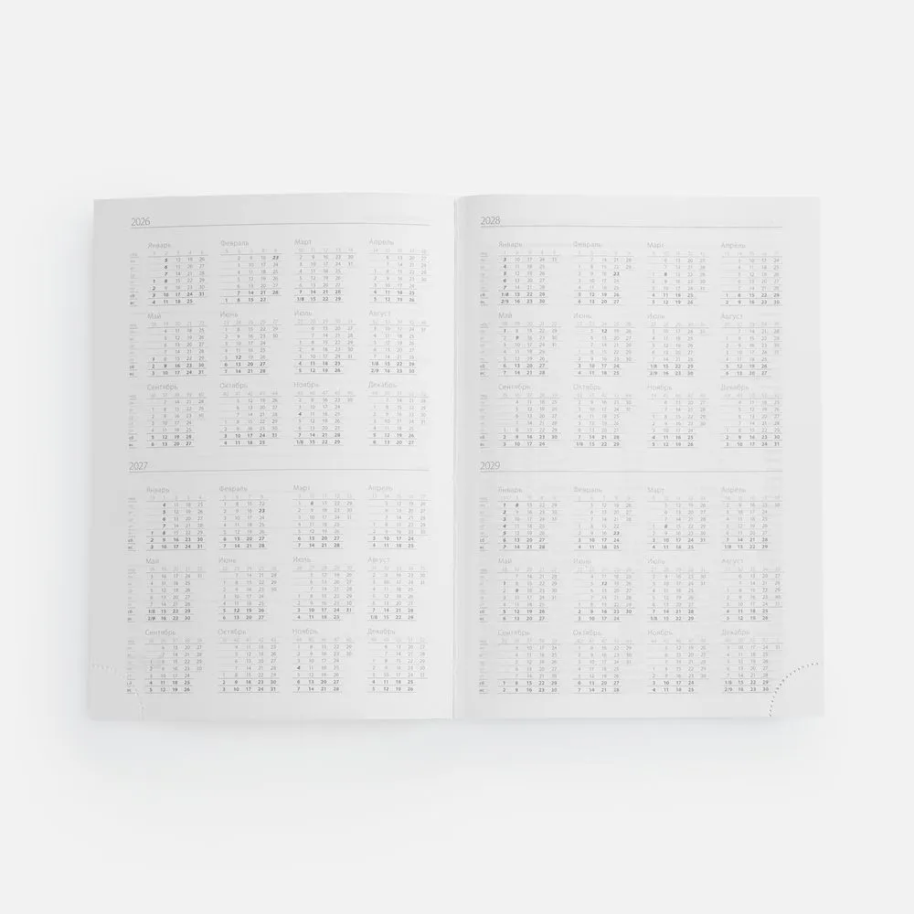 Ежедневник Vivian ver.2, недатированный, бирюзовый