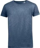 Футболка мужская Mixed Men темно-синий меланж с логотипом