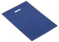 Чехол для пропуска Twill, синий с логотипом