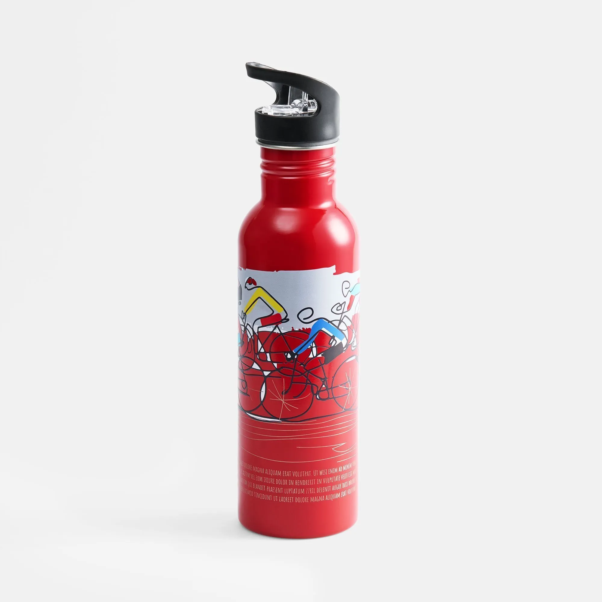 Спортивная бутылка Cycleway, красная