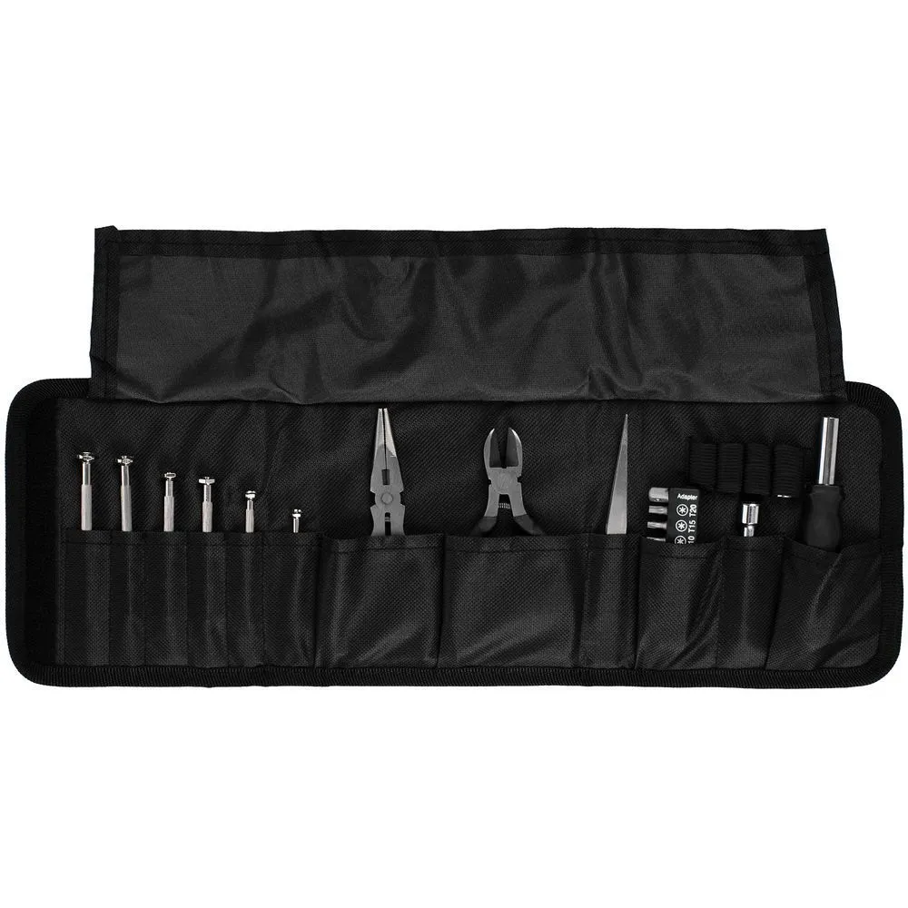 Инструменты с печатью логотипа. Набор инструментов Instanter по цене 930 ₽ руб. (артикул 17701.30) Набор инструментов Instanter, черный