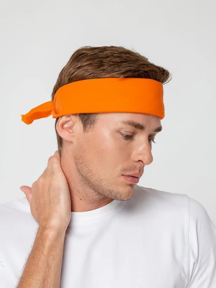 Аксессуары с печатью логотипа. Бандана Overhead по цене 209 ₽ руб. (артикул 16402.20) Бандана Overhead, оранжевая