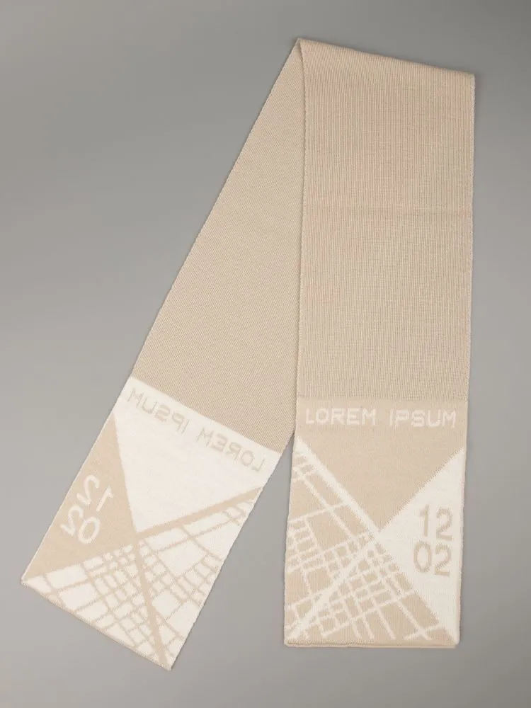 Шарф на заказ Tricksy Rand, S, полушерсть