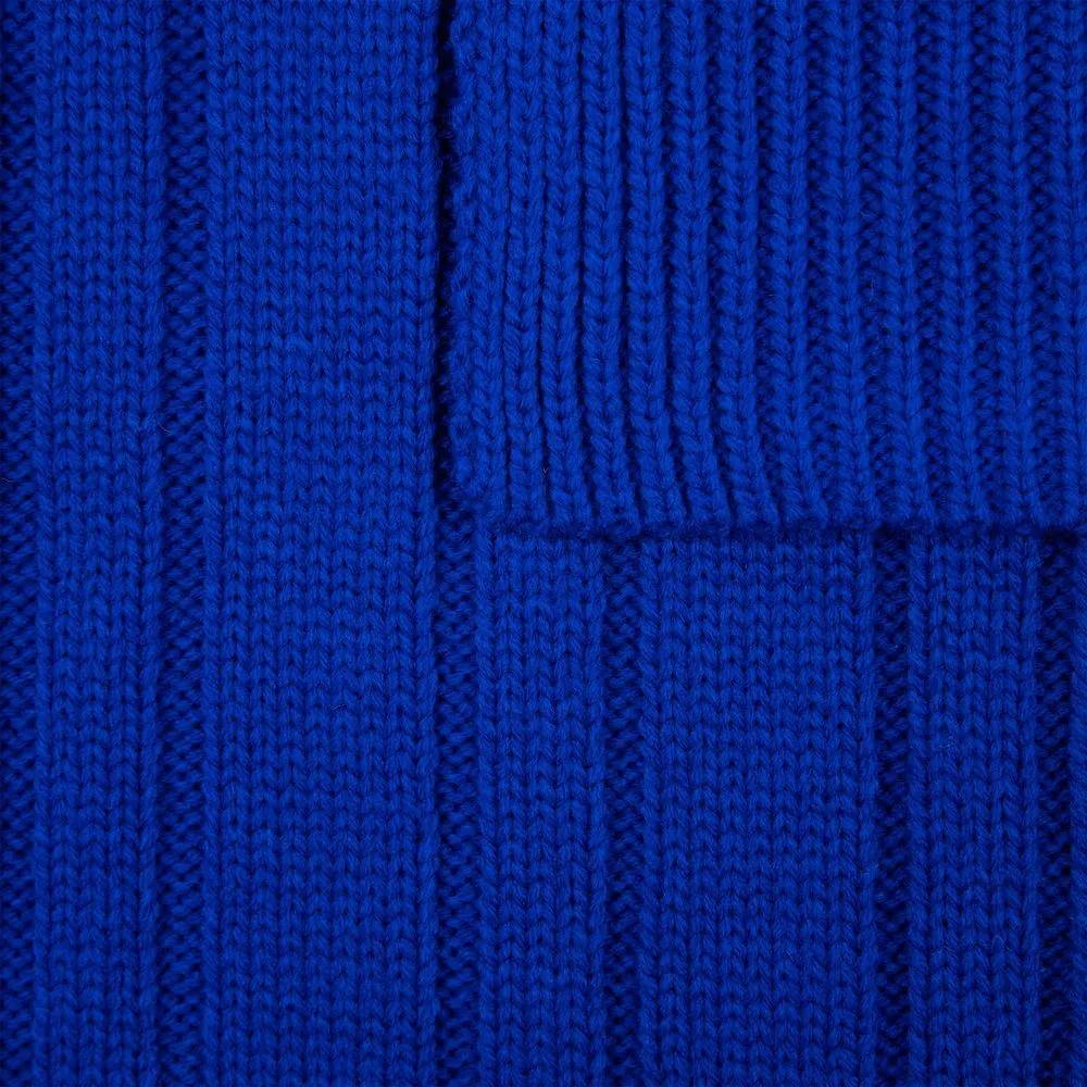 Шарфы с печатью логотипа. Шарф Knit Beat по цене 921 ₽ руб. (артикул 19892.44) Шарф Knit Beat, синий