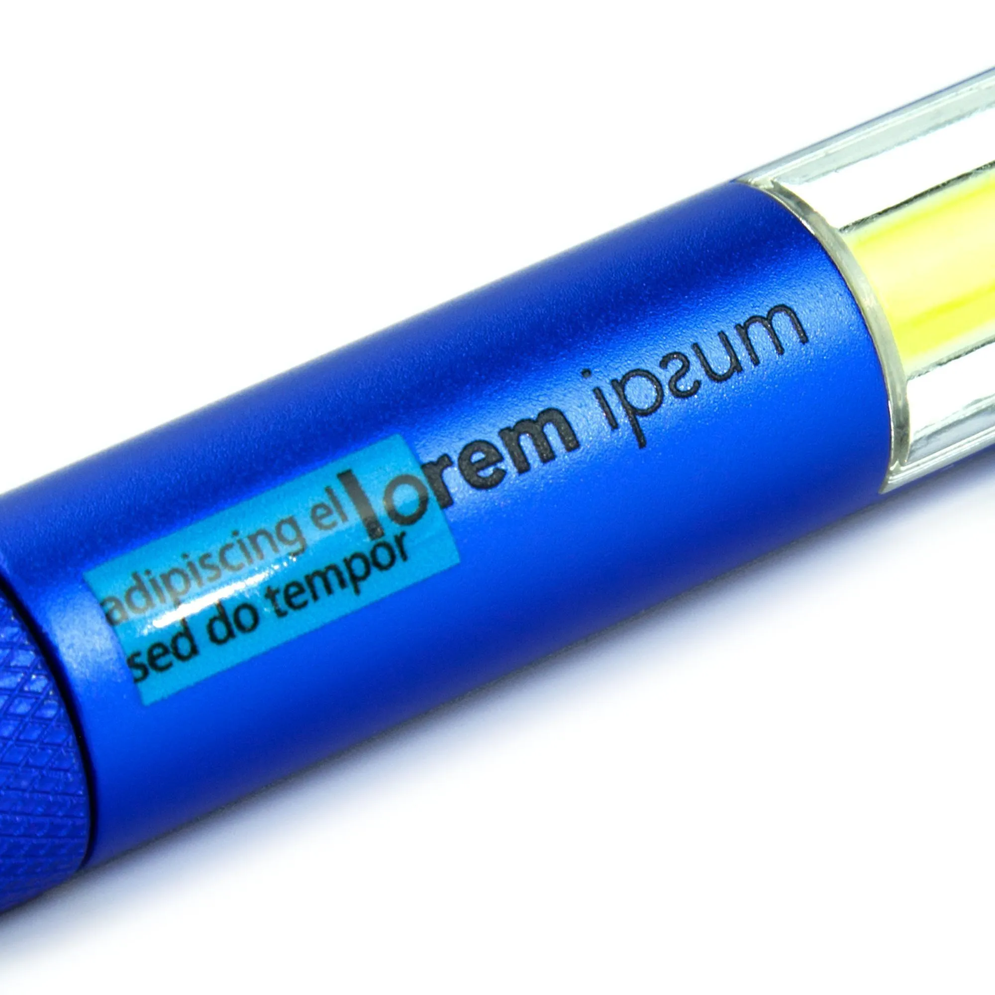 Фонарик-факел LightStream, малый, синий