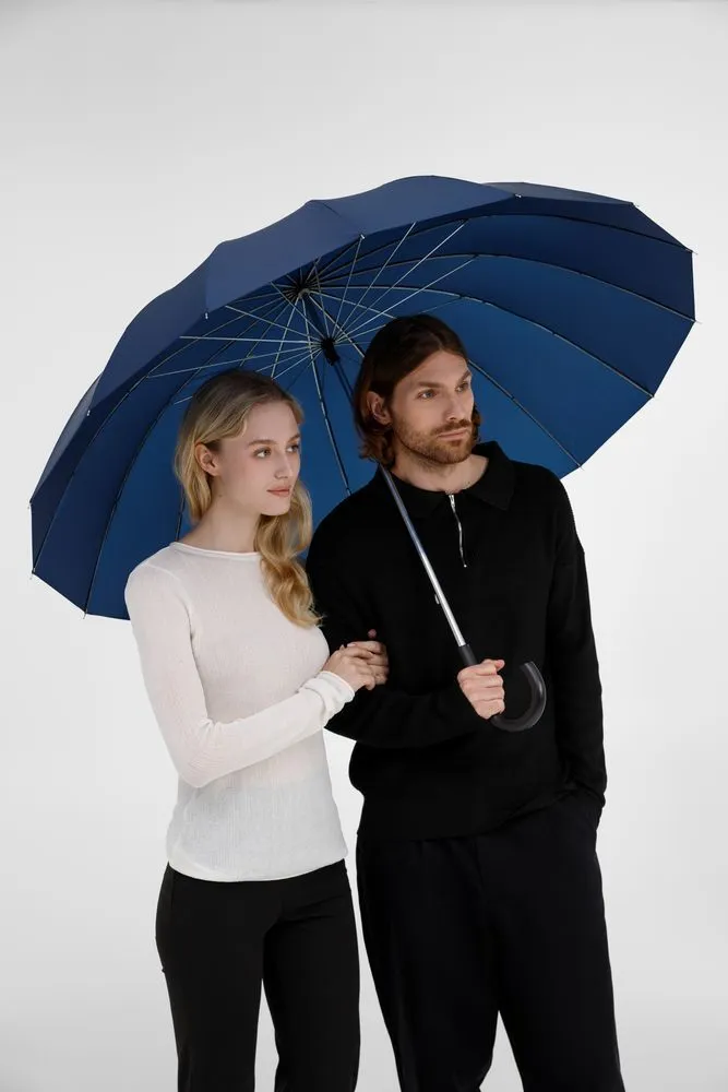 Зонты трости с логотипом с печатью логотипа. Зонт-трость Hit Golf по цене 2 177 ₽ руб. (артикул 83015.30) Зонт-трость Hit Golf, черный