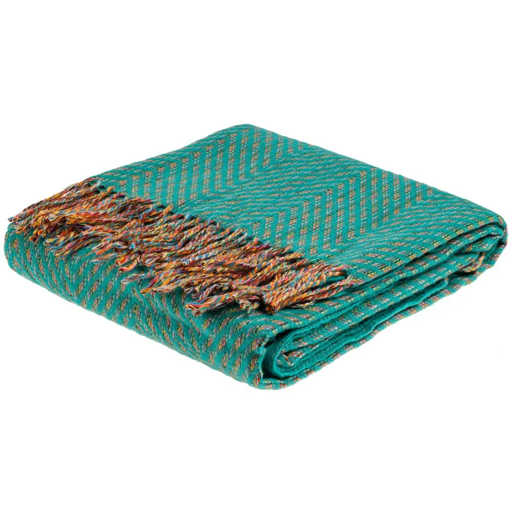 Пледы с логотипом с печатью логотипа. Плед Brera Verde Smeraldo по цене 14 787 ₽ руб. (артикул 10681.42) Плед Brera Verde Smeraldo, бирюзовый