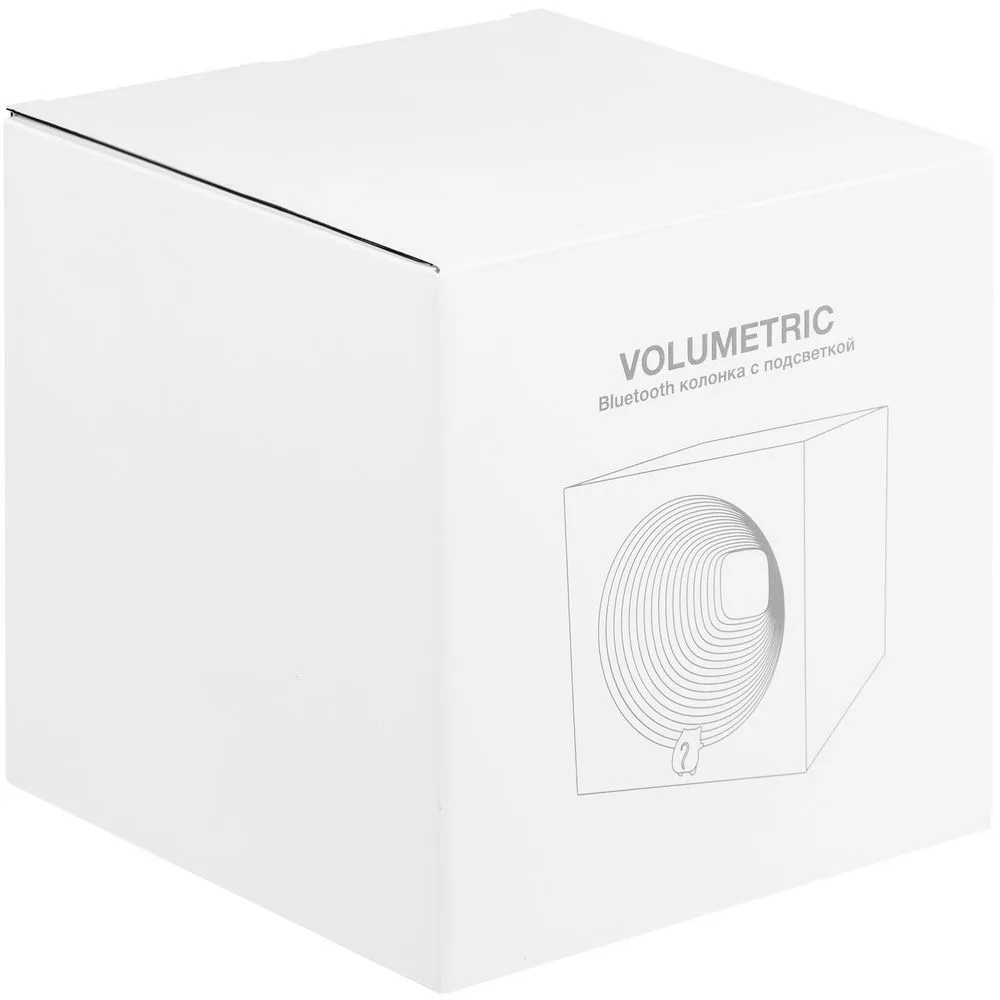 Bluetooth-колонка с подсветкой Volumetric, белая