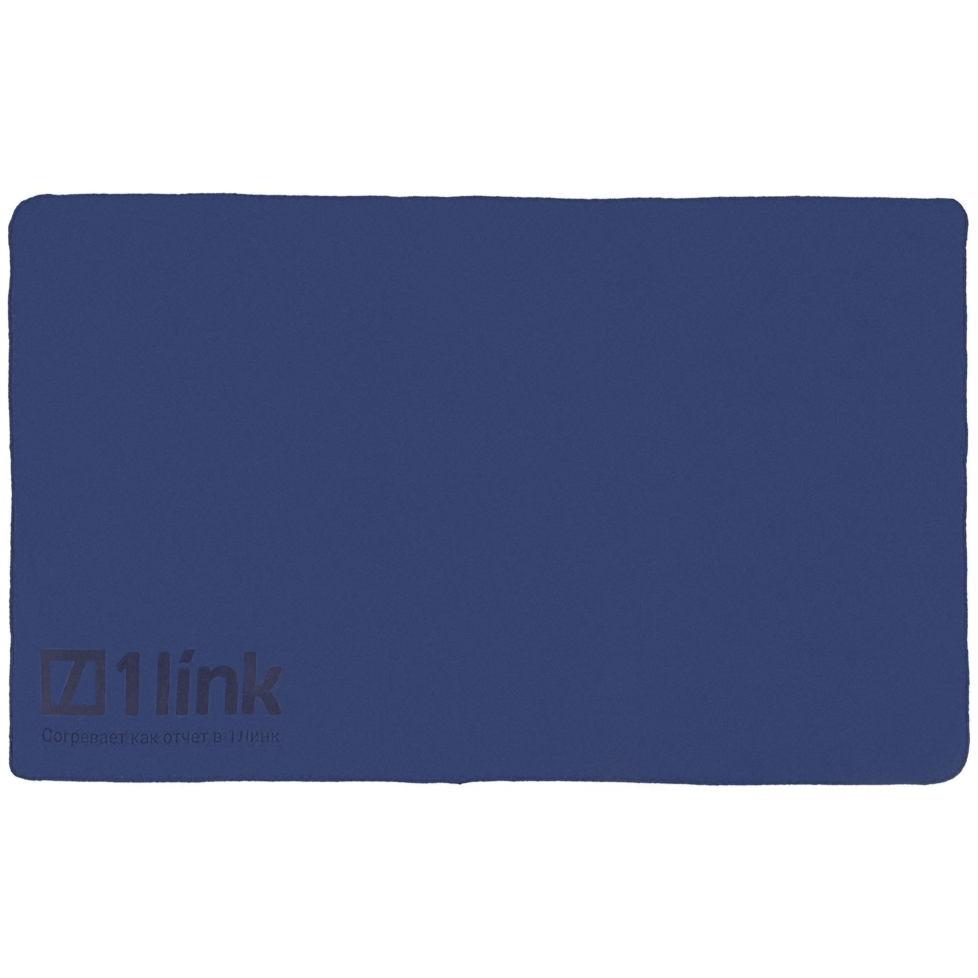 Флисовый плед Warm&Peace XL, синий