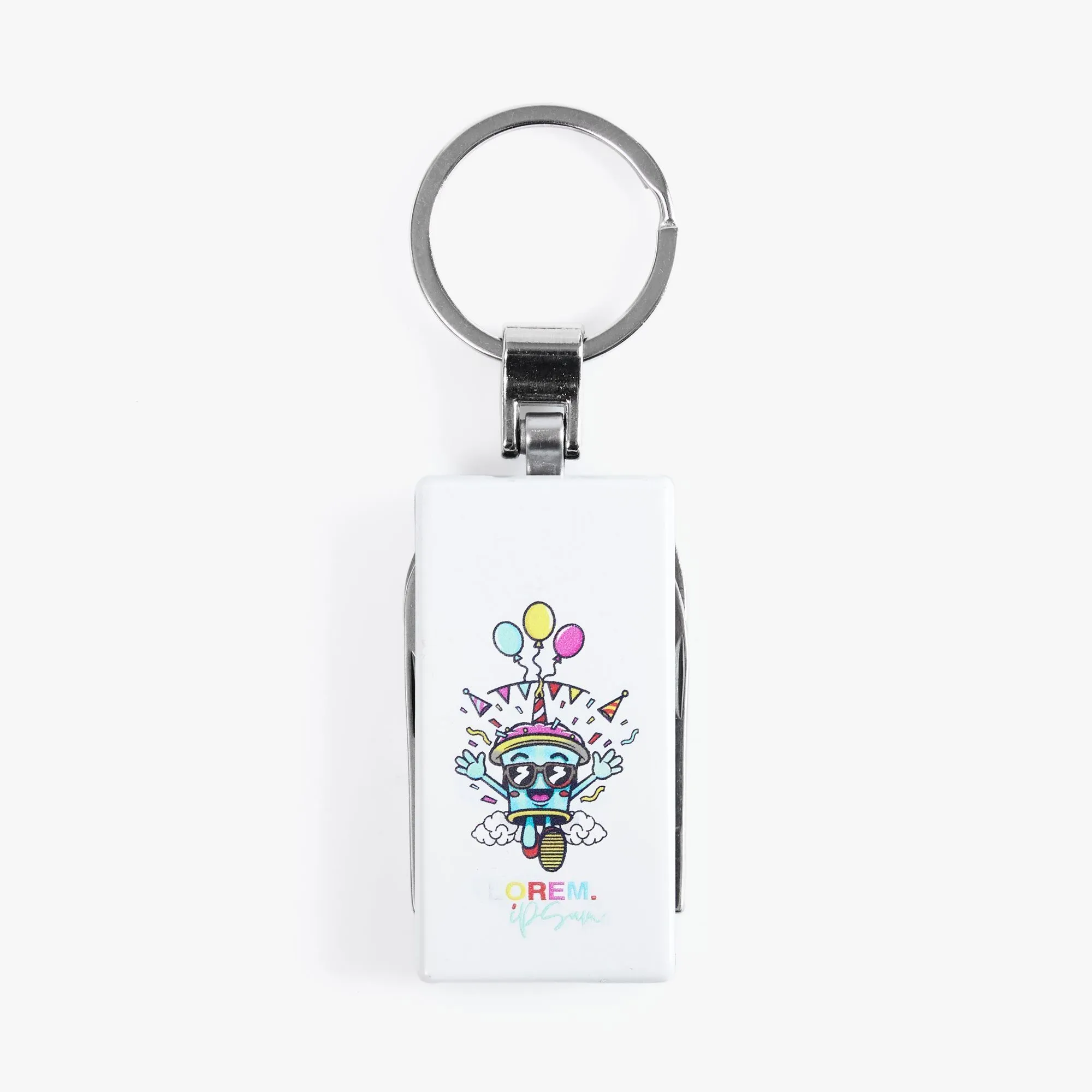 Брелок-мультитул Toolful, белый