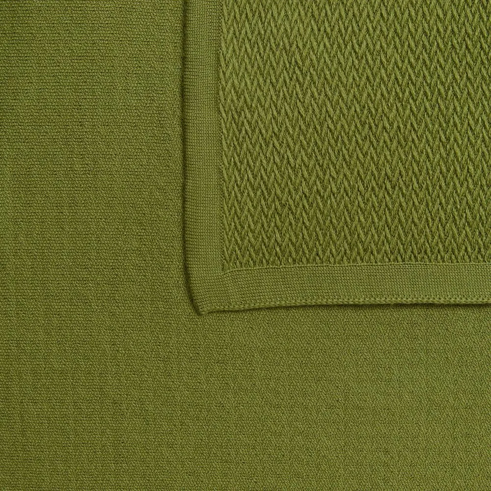 Плед Ornato, зеленый (лавровый)