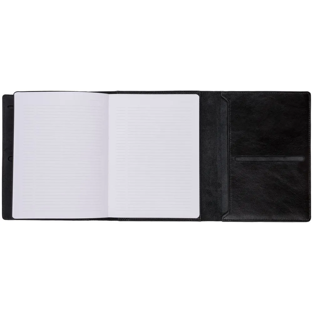 Ежедневники с логотипом с печатью логотипа. Ежедневник-портфолио Napoli, недатированный по цене 6 919 ₽ руб. (артикул 55601.30) Ежедневник-портфолио Napoli, недатированный, черный