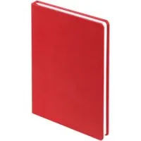 Ежедневник New Brand, недатированный, красный с логотипом