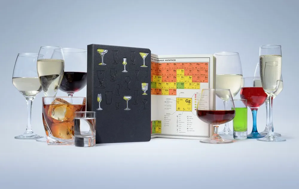 Ежедневник "Культура пития", серый