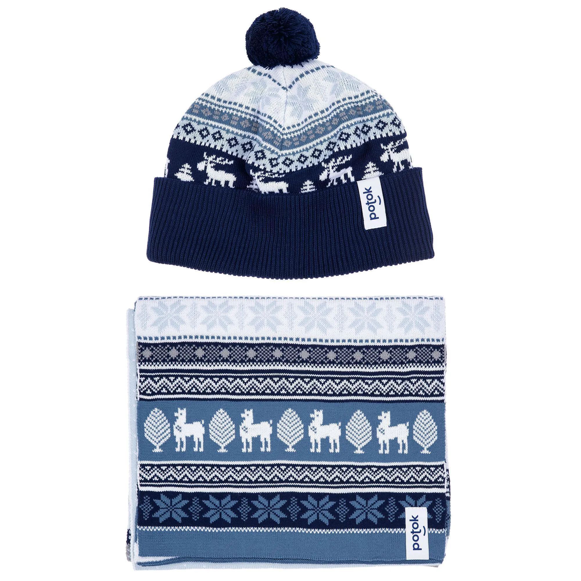 Шарф Mirakler, синий