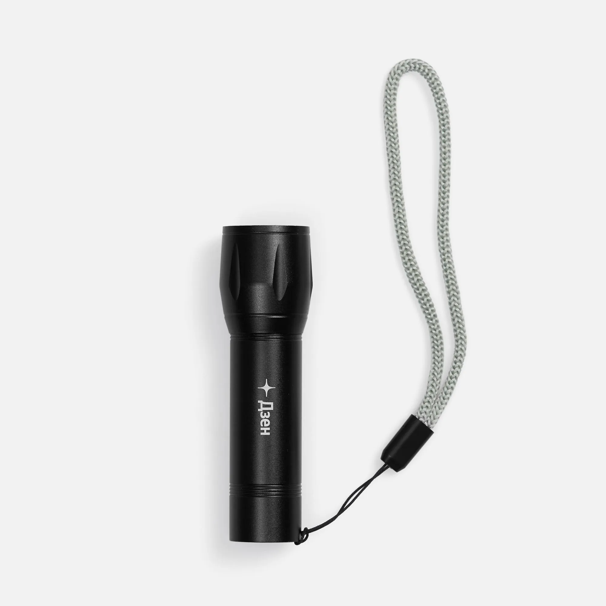 Фонарик аккумуляторный с фокусировкой луча Kirk, черный