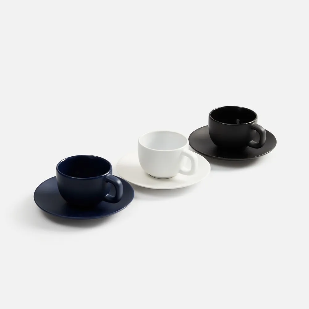 Чайные наборы с печатью логотипа. Чайная пара Stansa по цене 456 ₽ руб. (артикул 18275.43) Чайная пара Stansa, темно-синяя