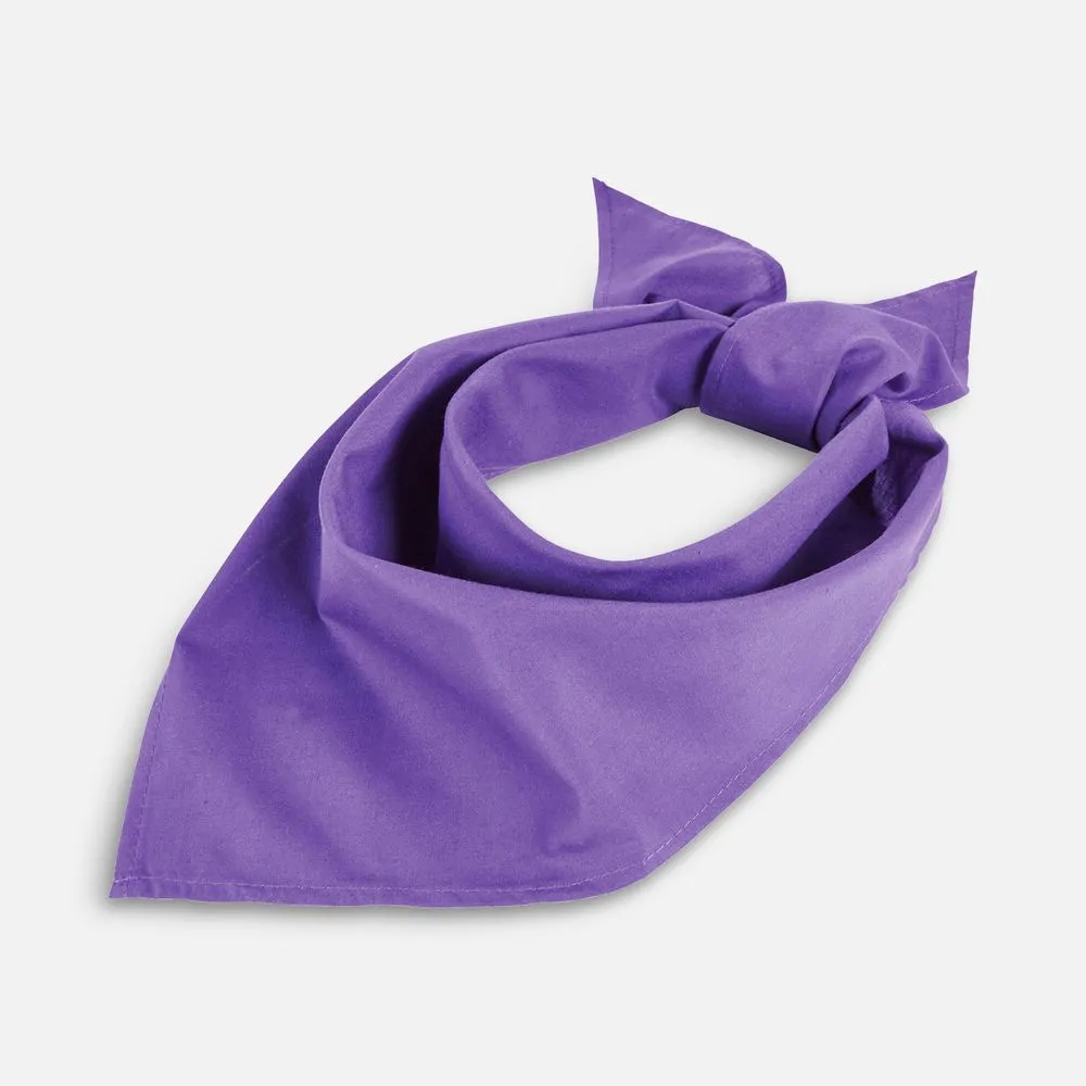 Аксессуары с печатью логотипа. Шейный платок Bandana по цене 179 ₽ руб. (артикул 01198712TUN) Шейный платок Bandana, темно-фиолетовый