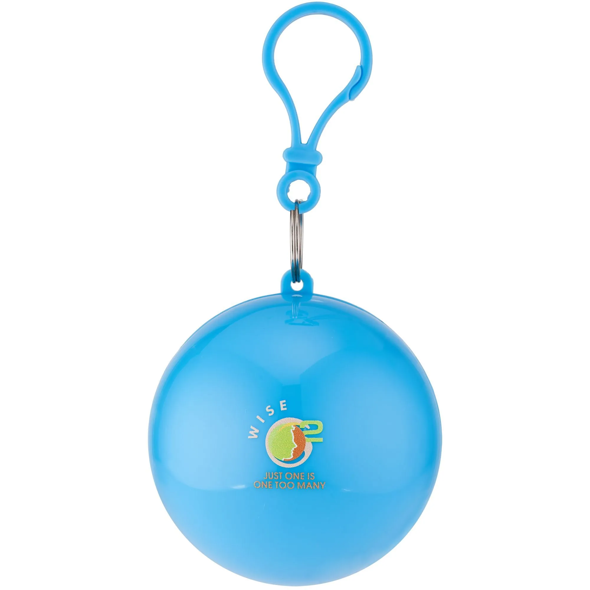 Дождевик в круглом футляре Nimbus, голубой