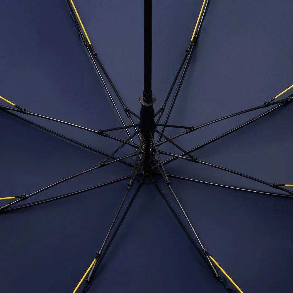 Зонты трости с логотипом с печатью логотипа. Зонт-трость Rainzee по цене 1 833 ₽ руб. (артикул 18783.40) Зонт-трость Rainzee, темно-синий