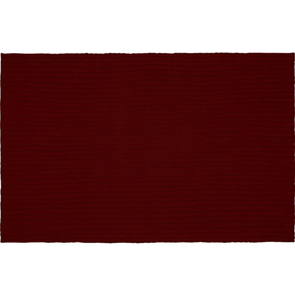 Плед Tressa, темно-красный