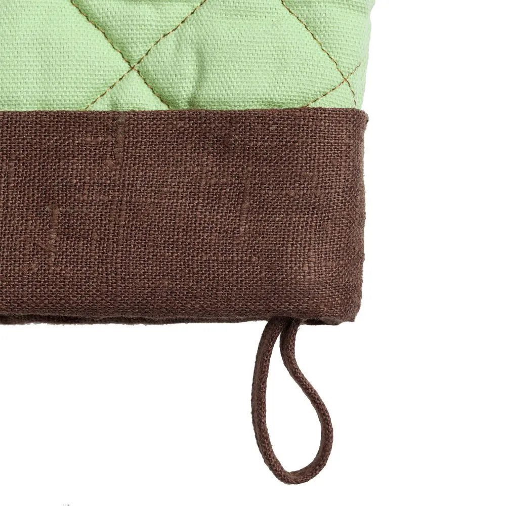 Домашний текстиль с печатью логотипа. Прихватка-рукавица Keep Palms по цене 456 ₽ руб. (артикул 11173.91) Прихватка-рукавица Keep Palms, зеленая