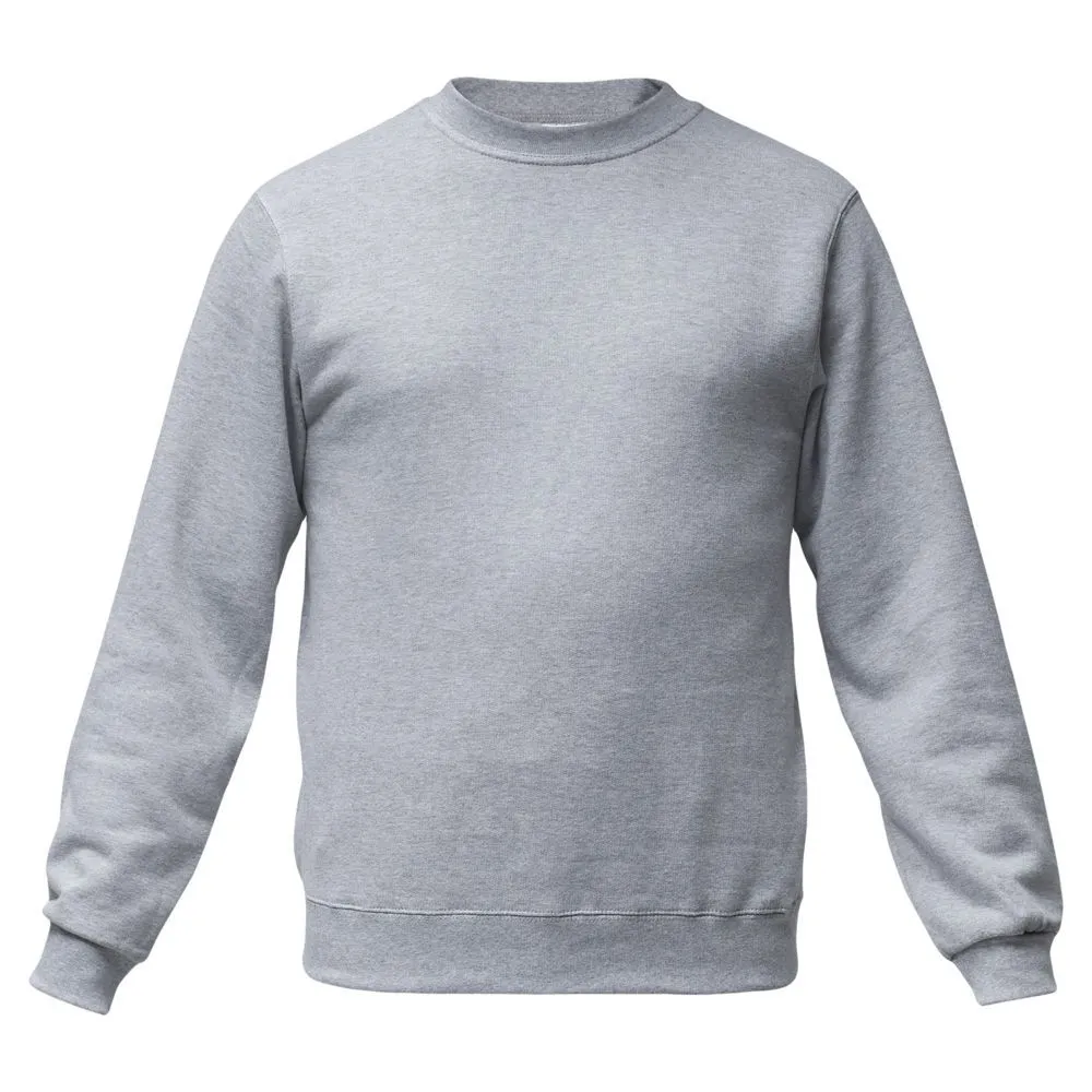 Толстовка ID.002 серый меланж с логотипом