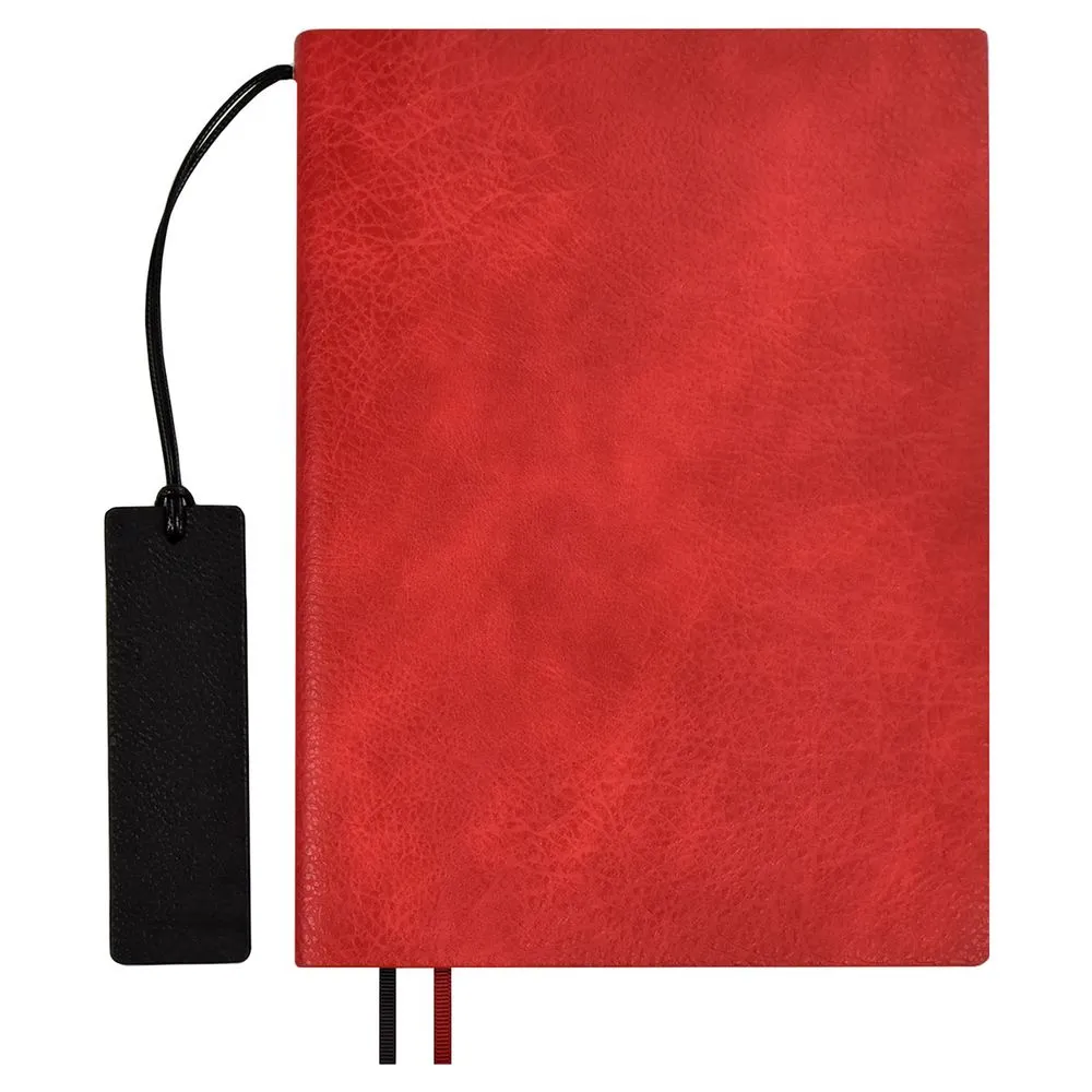 Ежедневник Avila, недатированный, красный с логотипом