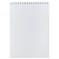 Блокнот Nettuno в линейку, белый с логотипом