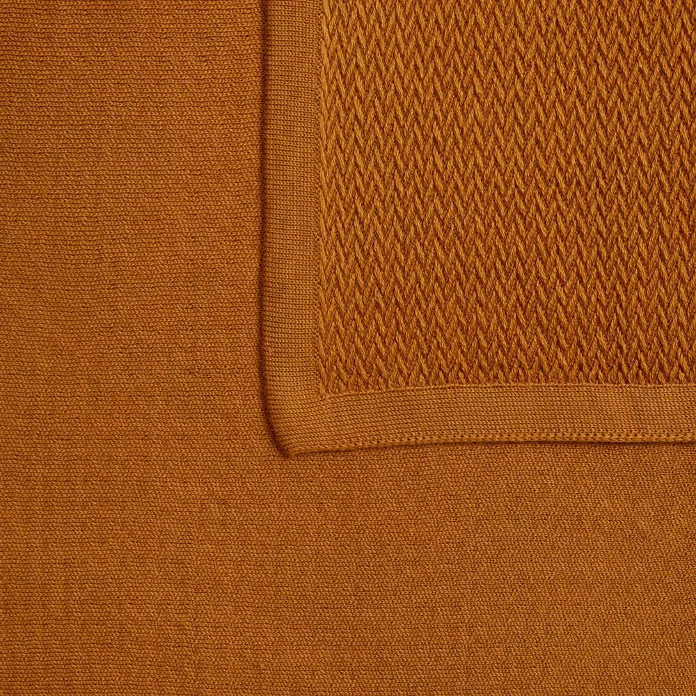 Плед Ornato, оранжевый (светлое золото)