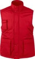 Жилет Wells, красный с логотипом