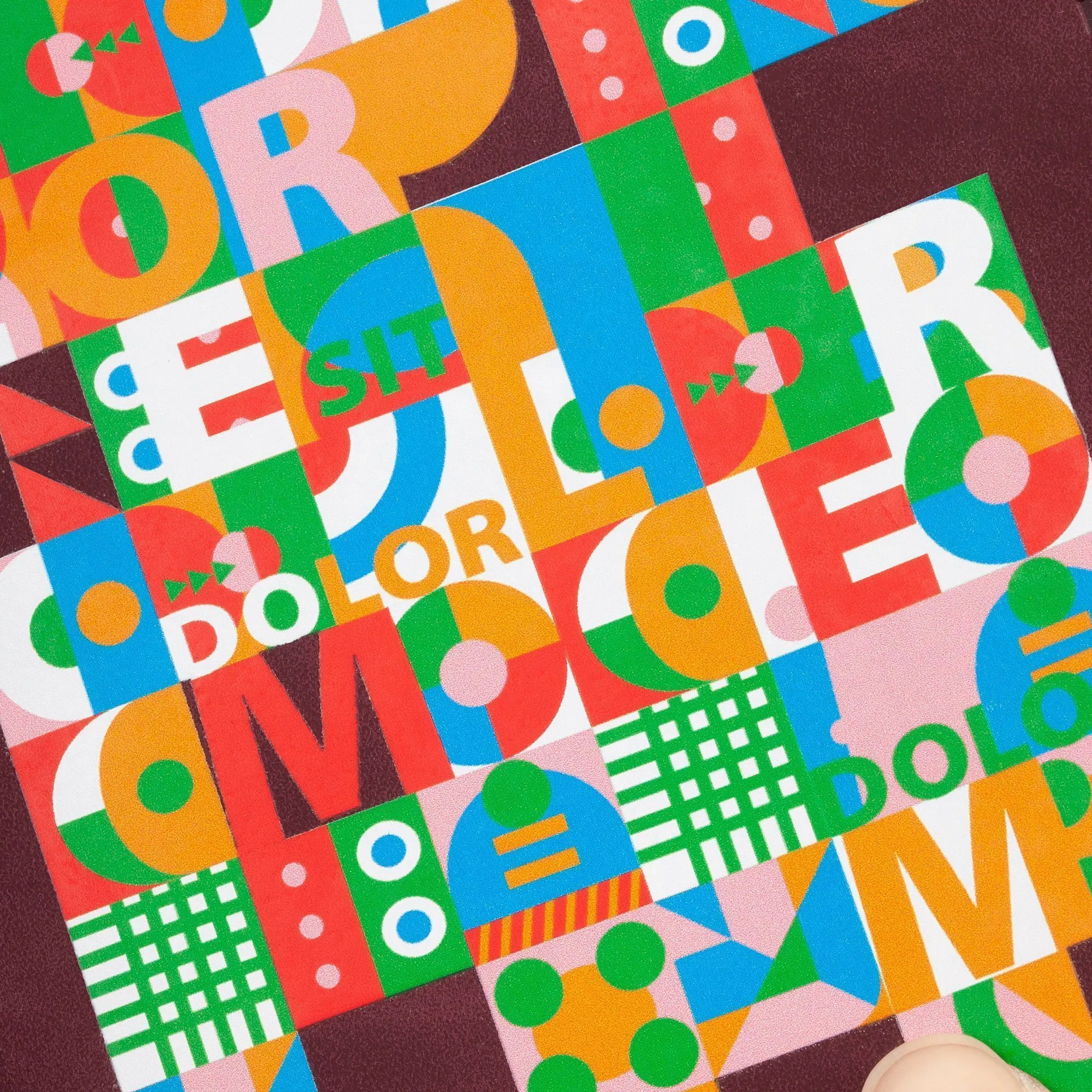 Блокнот Luba, бордовый