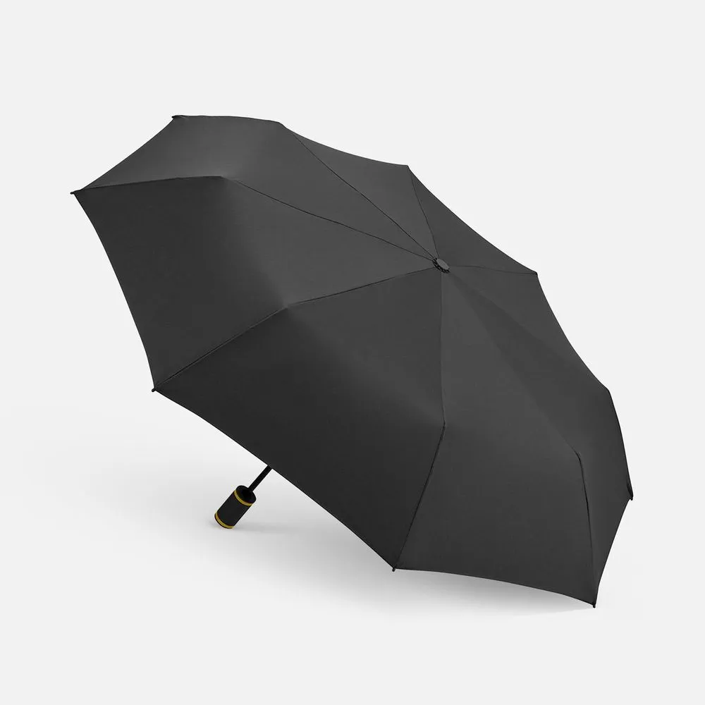 Складные зонты с логотипом с печатью логотипа. Зонт складной AOC Mini с цветными спицами по цене 3 043 ₽ руб. (артикул 64715.80) Зонт складной AOC Mini с цветными спицами, желтый