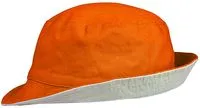 Панама Unit Summer двусторонняя, оранжевая с серым с логотипом