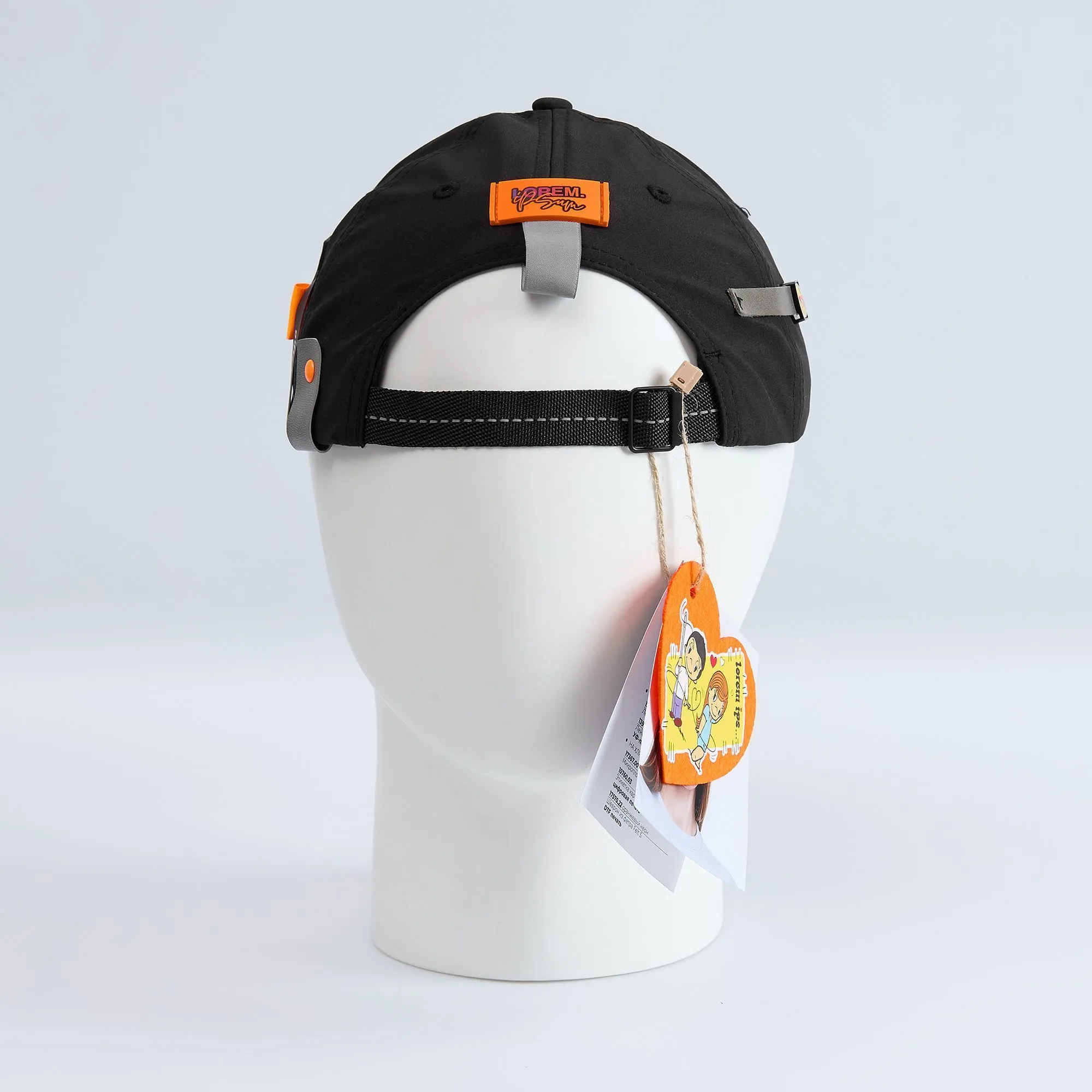 Бейсболка Cityscape, черная