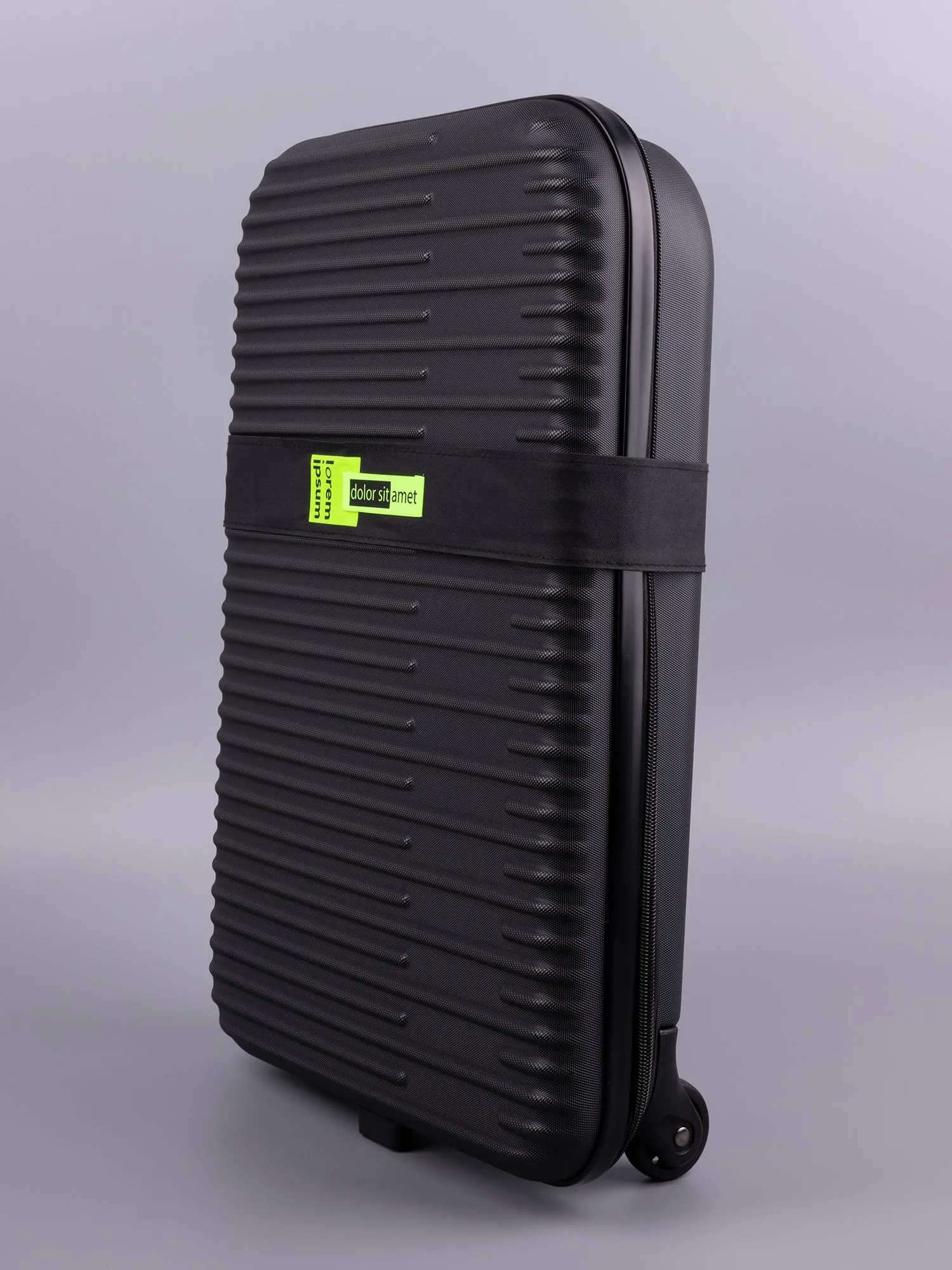 Чемодан Bonfold, черный с серым