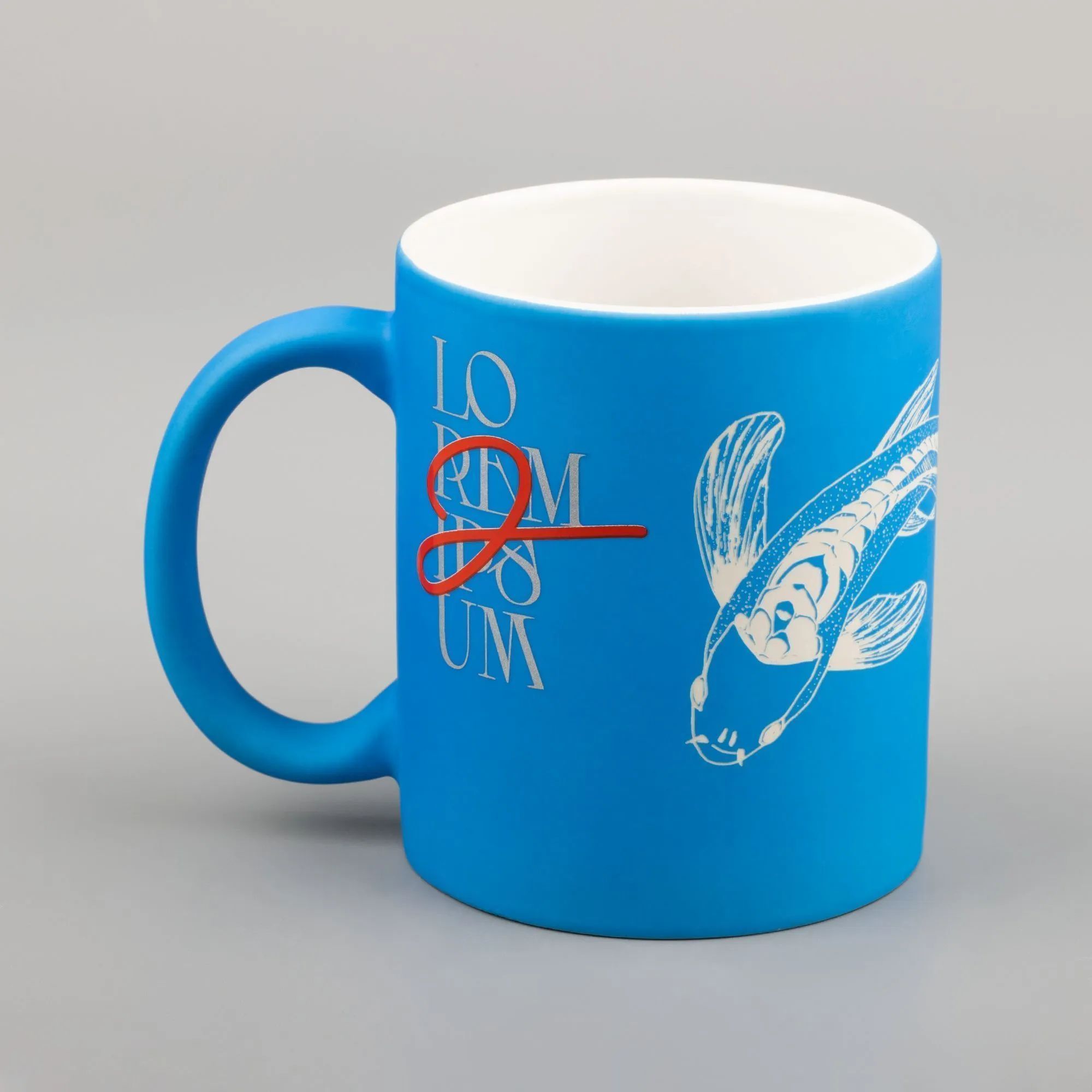 Кружки с печатью логотипа. Кружка Colorido по цене 236 ₽ руб. (артикул 18367.44) Кружка Colorido, синий неон