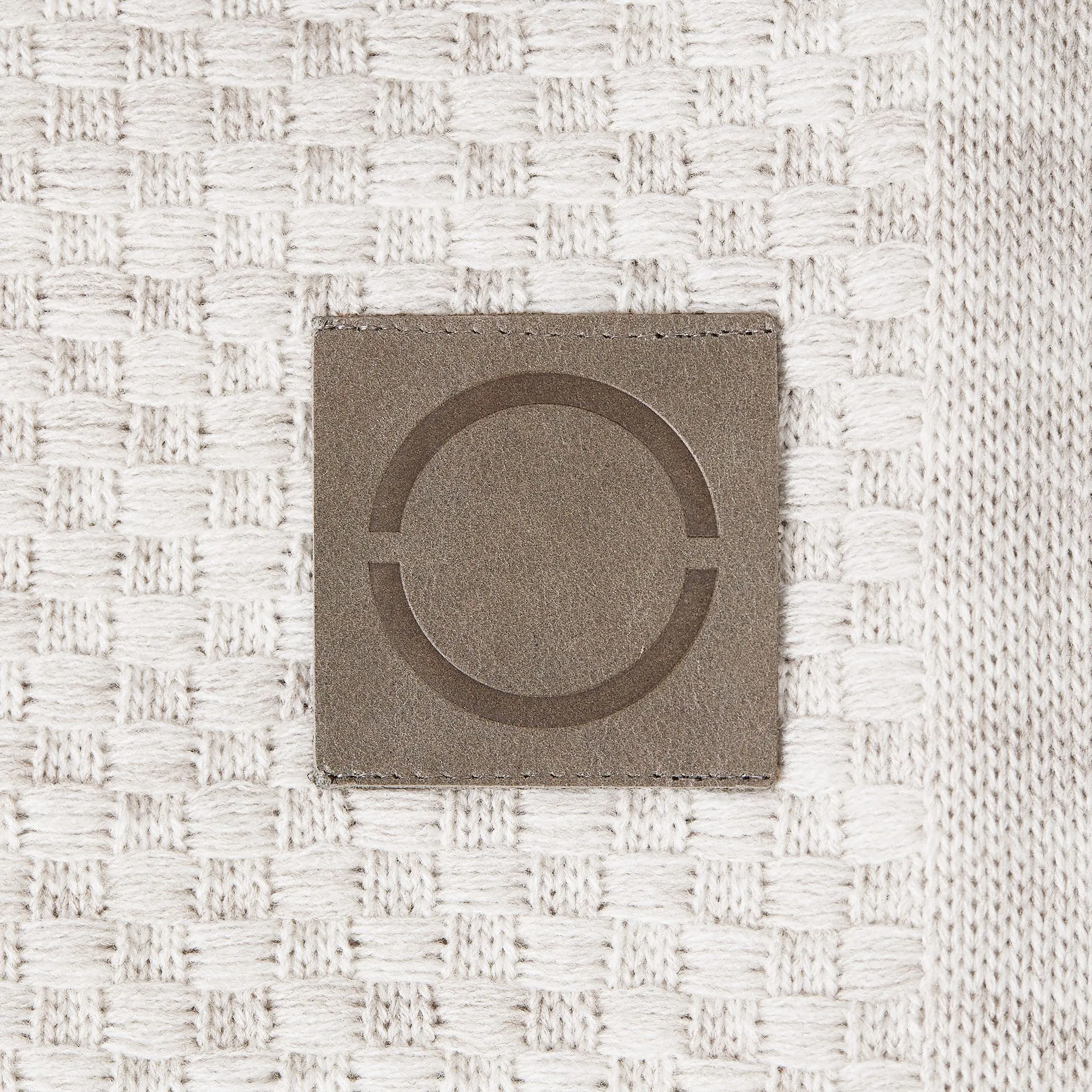 Лейбл кожаный Sinatu, L, серый