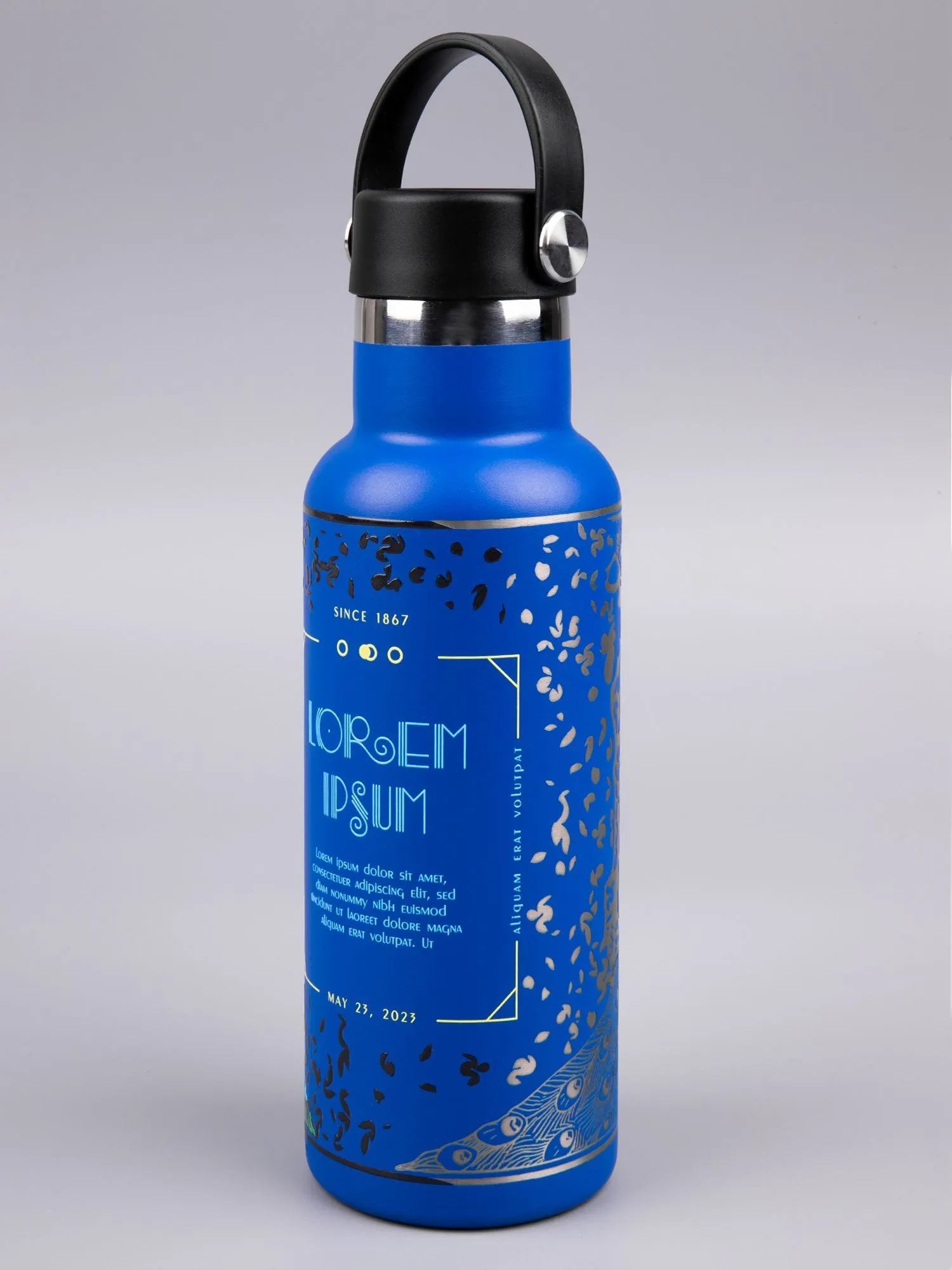 Термобутылка Bidon, синяя