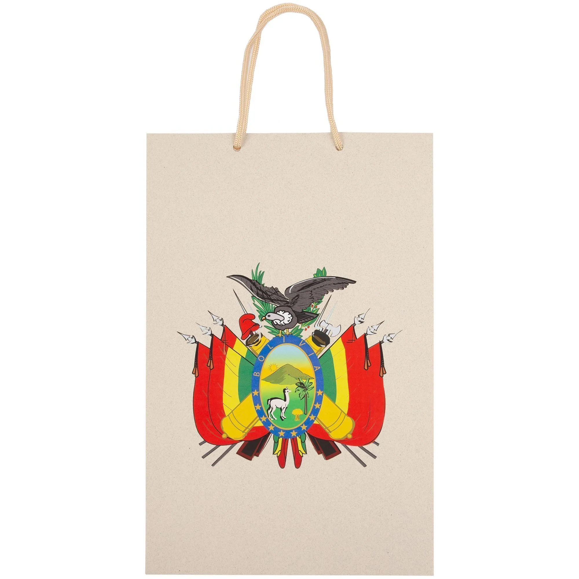 Пакет бумажный Eco Style, светло-серый