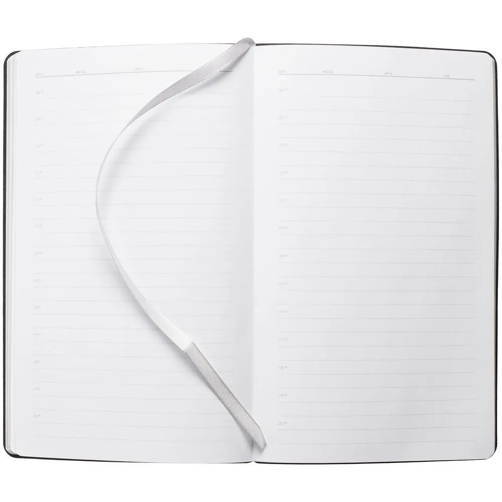 Ежедневник Aspect на заказ, недатированный, бирюзовый