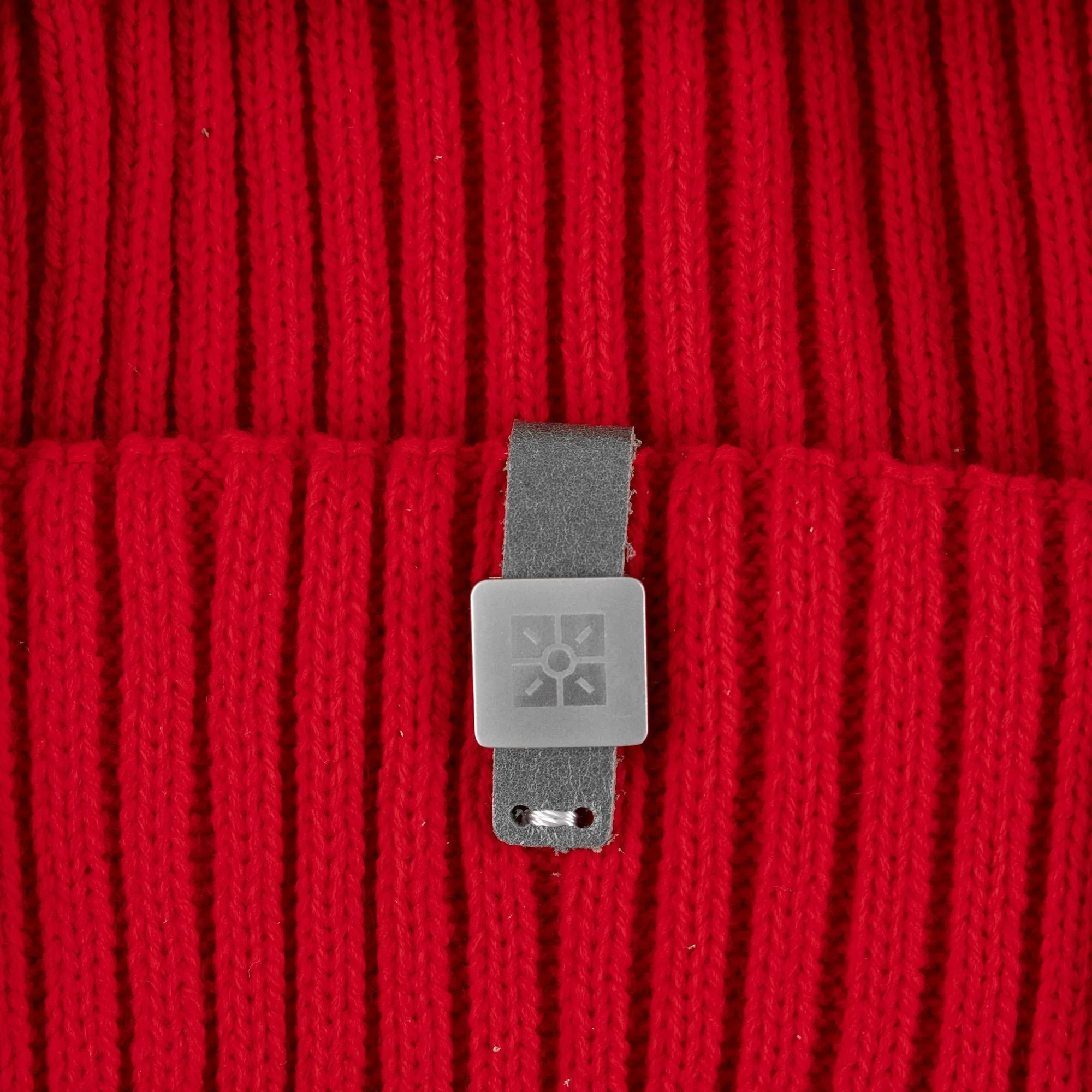 Квадратный шильдик на резинку Direct, матовый серебристый