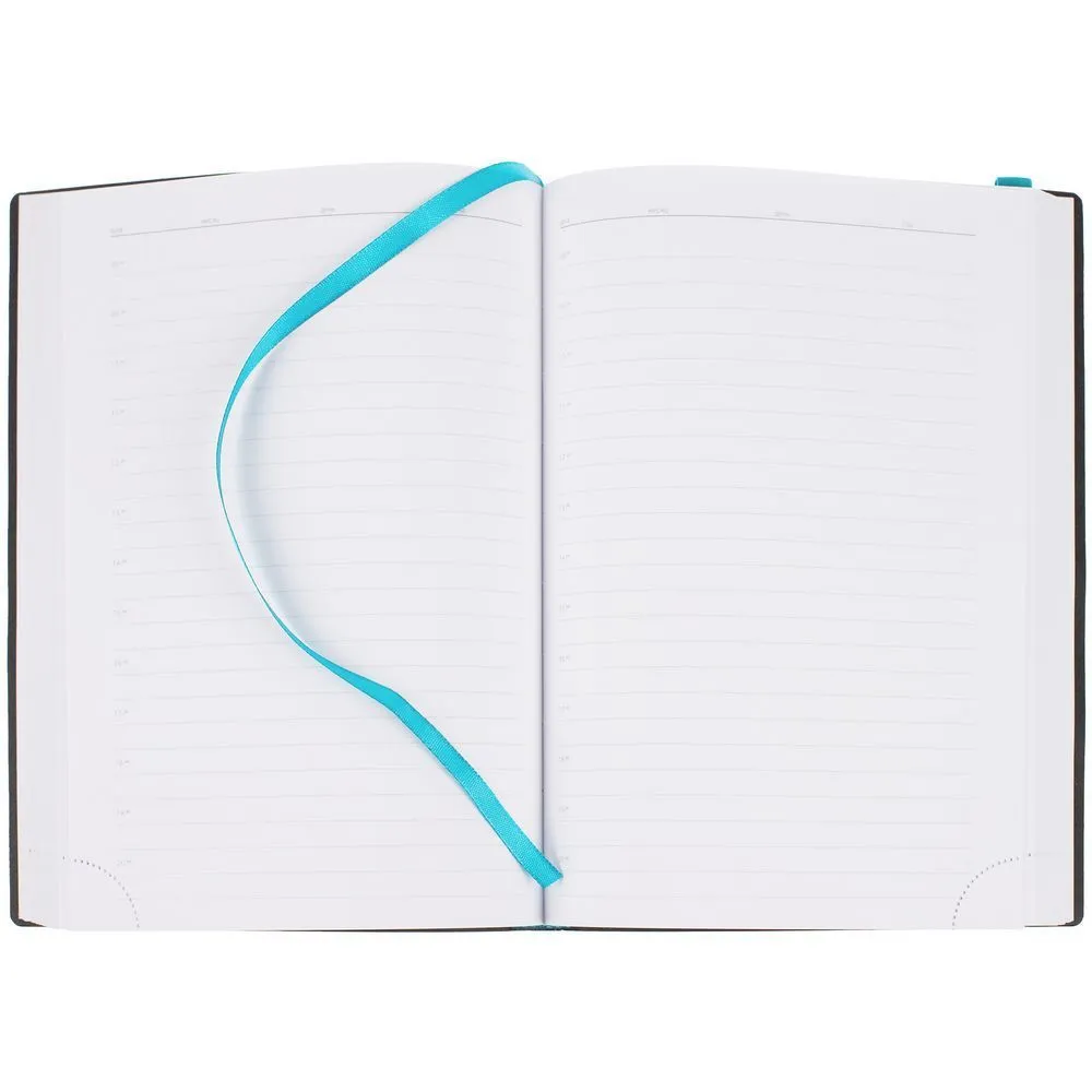 Ежедневник Vivian ver.2, недатированный, бирюзовый