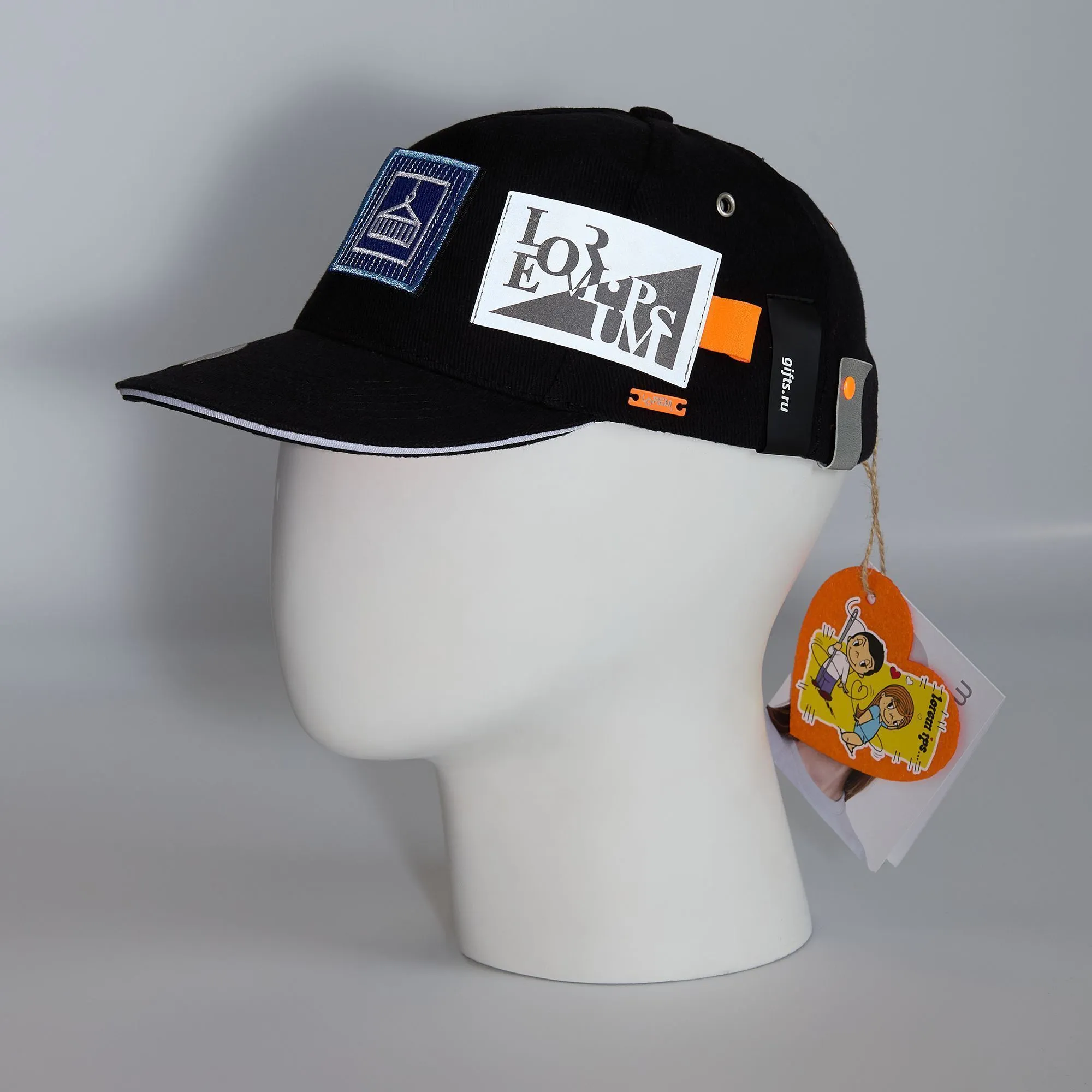 Бейсболка Classic, красная с белым кантом