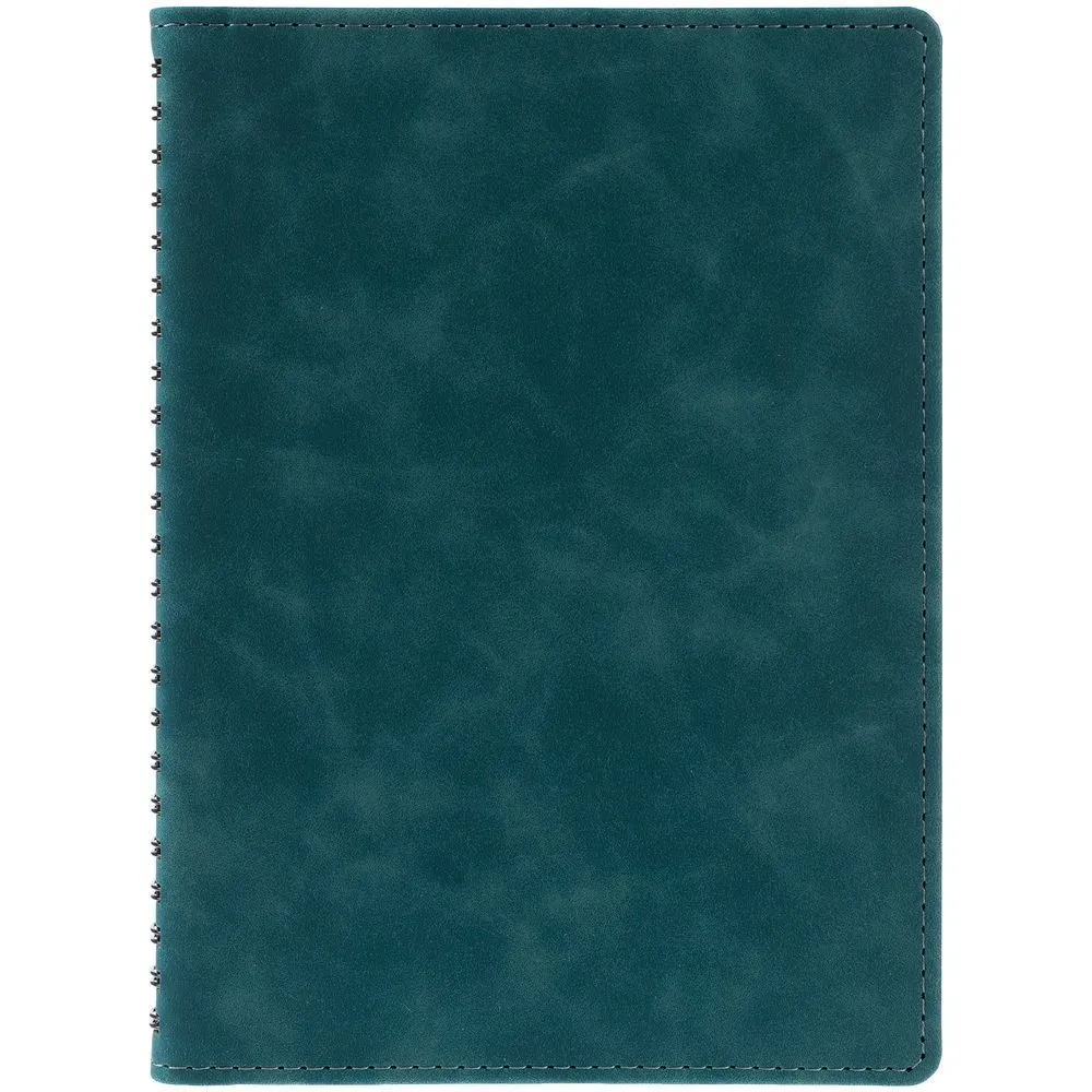 Ежедневник Spring Urban на заказ, недатированный, изумрудный