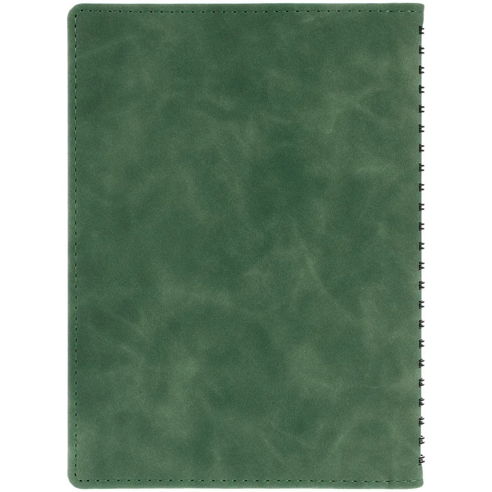 Ежедневник Spring Urban на заказ, недатированный, зеленый