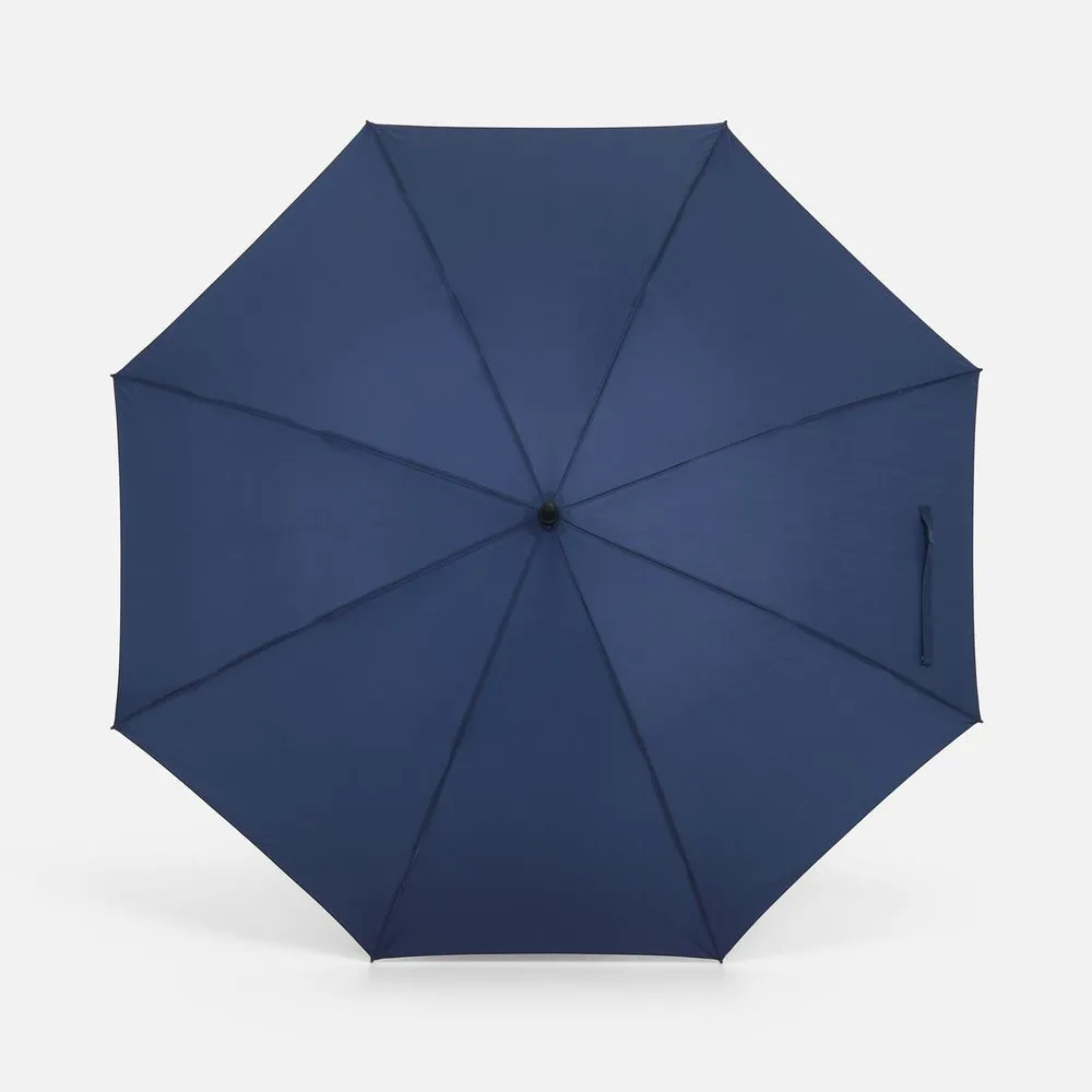 Зонты трости с логотипом с печатью логотипа. Зонт-трость Rainzee по цене 1 833 ₽ руб. (артикул 18783.40) Зонт-трость Rainzee, темно-синий